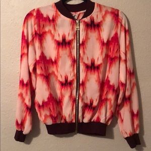 New Forever 21 Sheer zip jacket